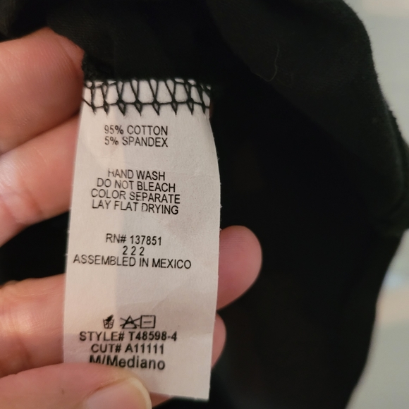 Gaze DTLA "Woman" Front Logo Body Suit Black - Picture 7 of 7